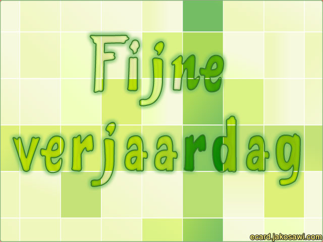 fijne verjaardag greenbox