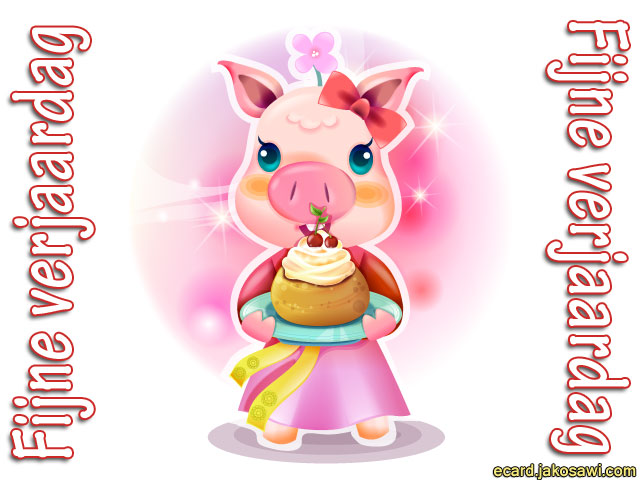 fijne verjaardag pigje