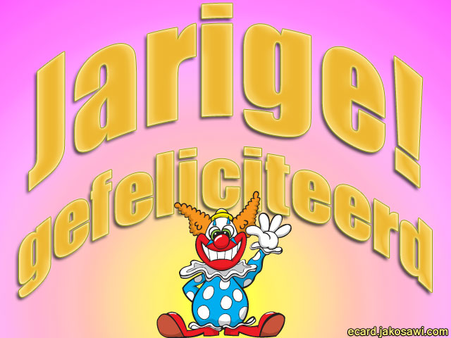 jarige clown