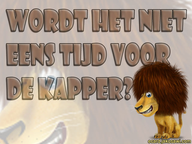 kapper tijd