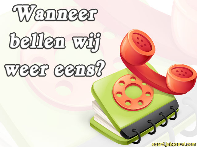 wanneer bellen