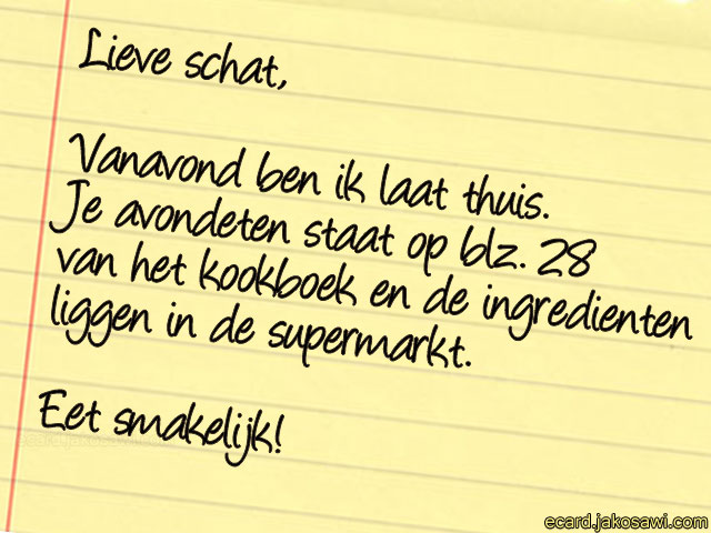 avondeten 1501