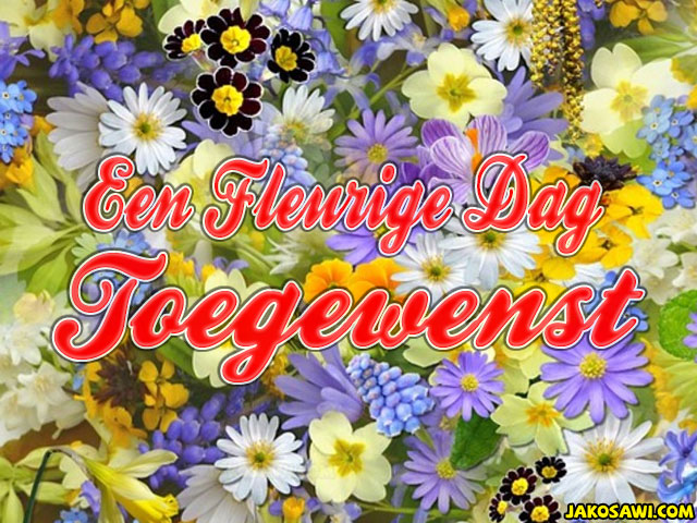 fleurige dag 1701