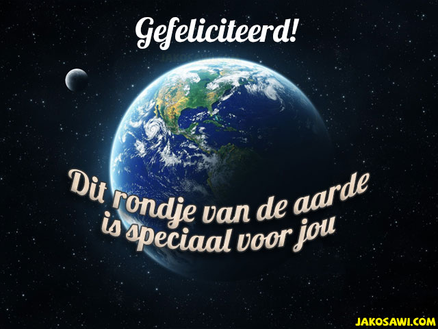 gefliciteerd aarde 1701