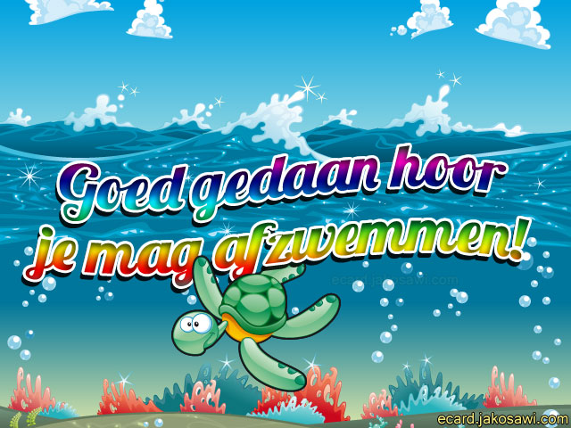 je mag afzwemmen 1502