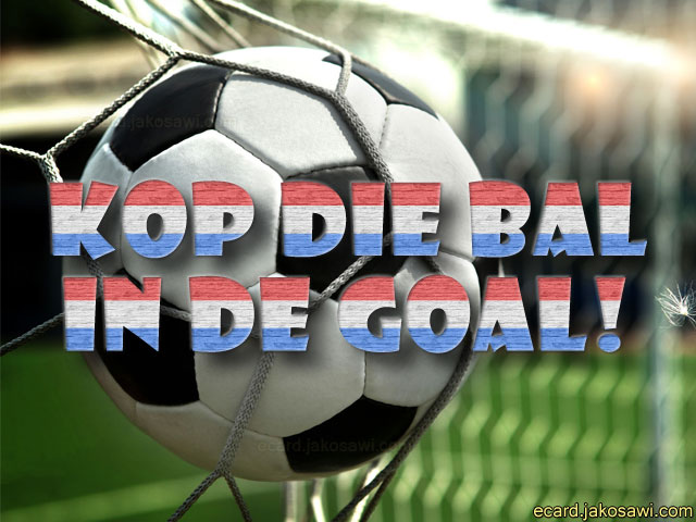kop die bal in de goal 1401