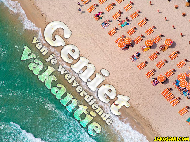 vakantie geniet 1802