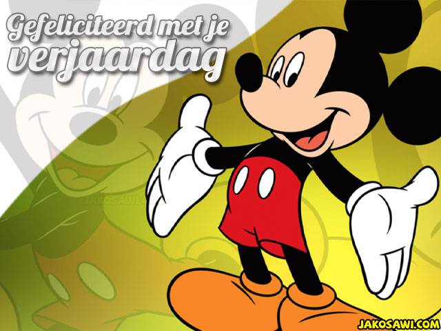 gefeliciteerd mickey 2501