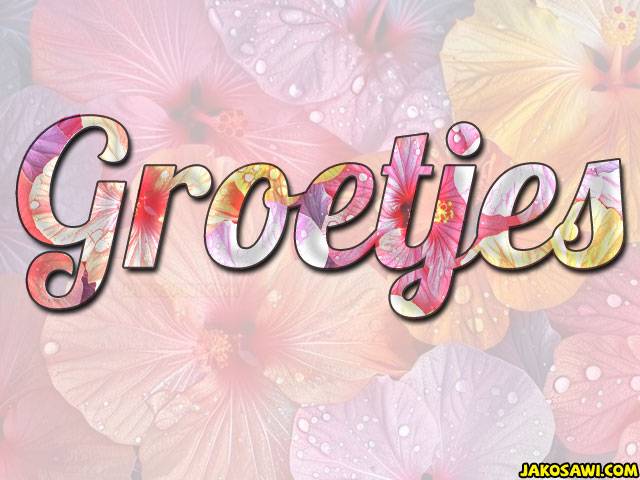 groetjes 2501