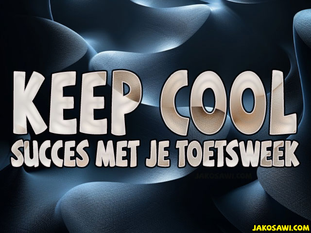 keep cool toetsweek 2401
