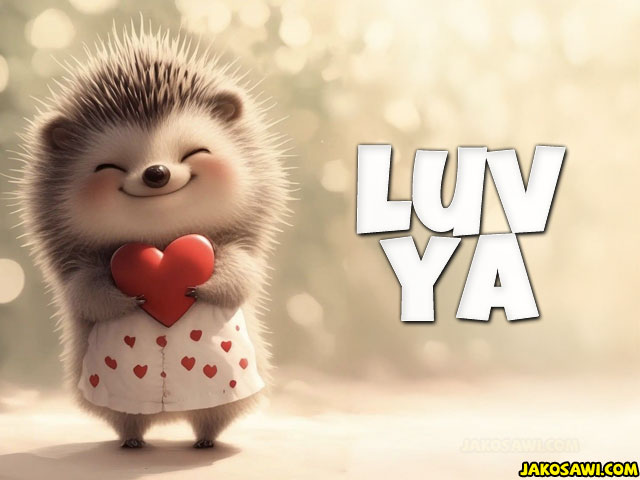 luv ya hedgehog 2401