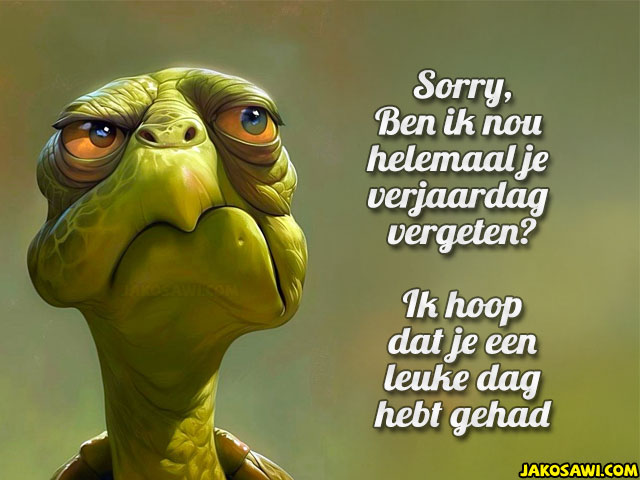 verjaardag vergeten 2501
