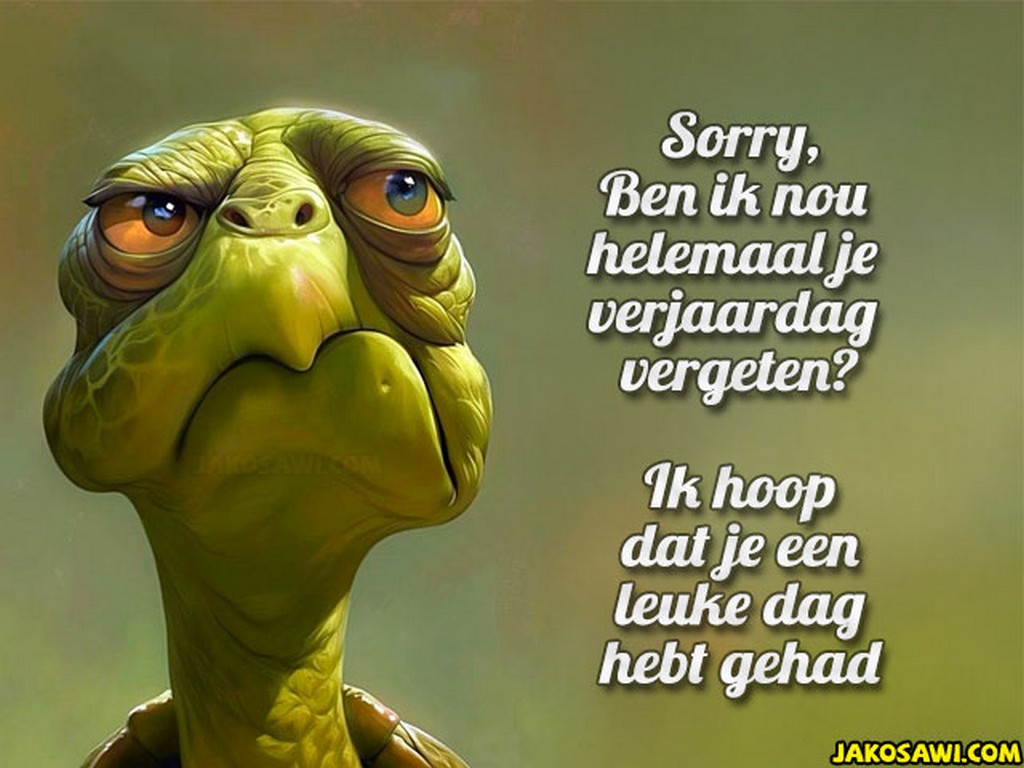 verjaardag vergeten 2501