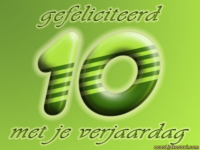 10 jaar groen