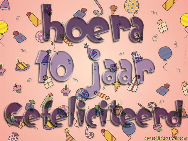 10 jaar pakjes