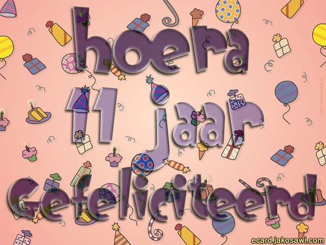 11 jaar pakjes