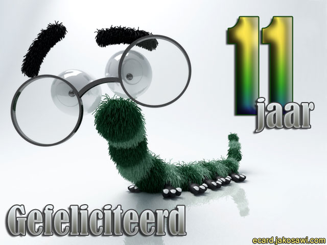 11 jaar worm