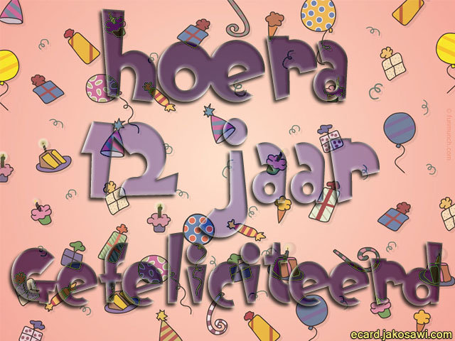 12 jaar pakjes