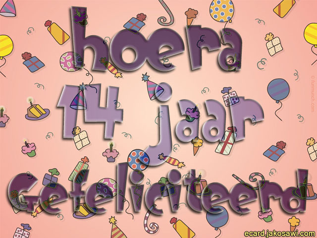 14 jaar pakjes