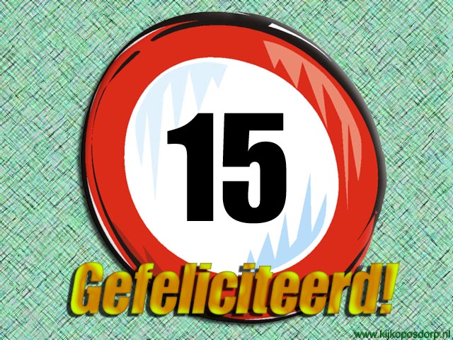15 jaar