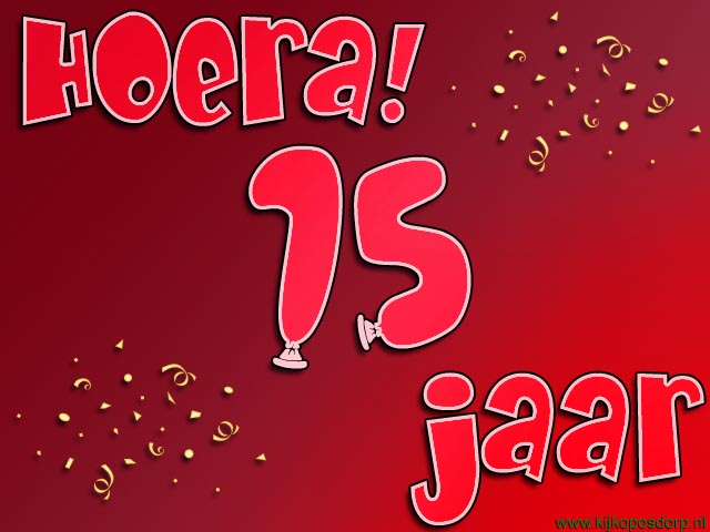 15 jaar cart