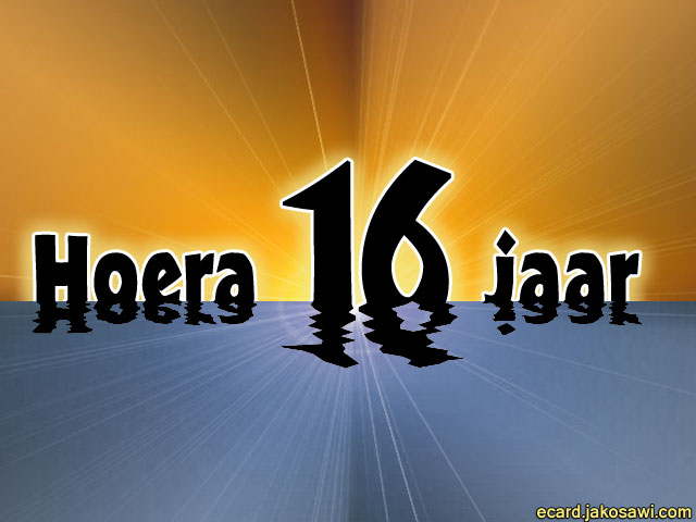 16 jaar sunset