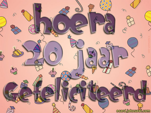 20 jaar pakjes