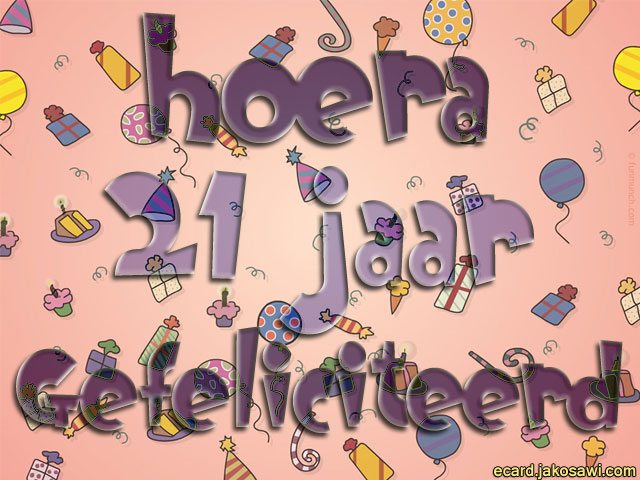 21 jaar pakjes