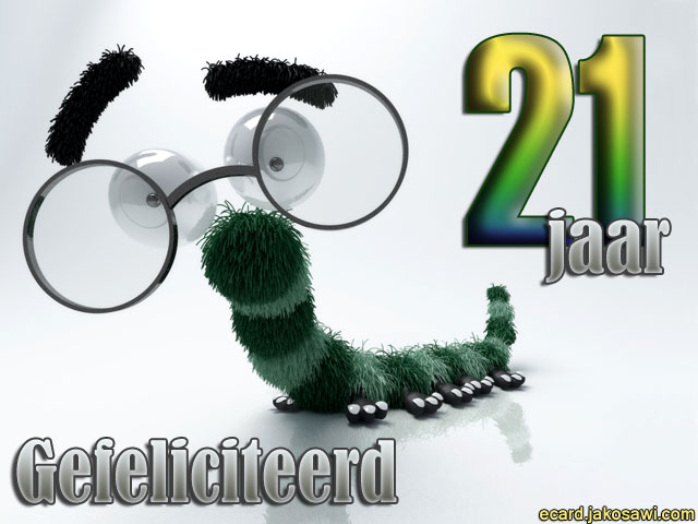 21 jaar worm