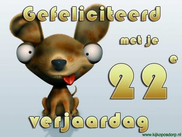 22 jaar hond
