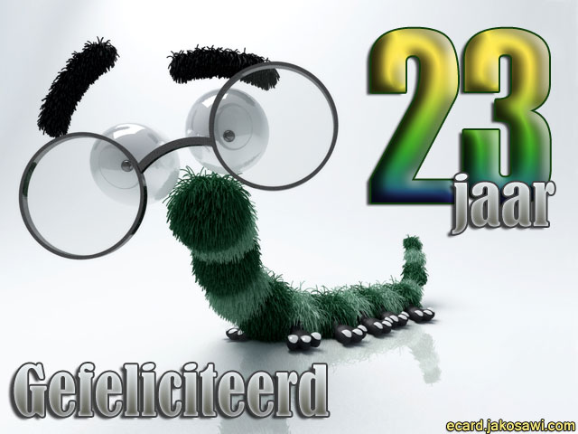 23 jaar worm