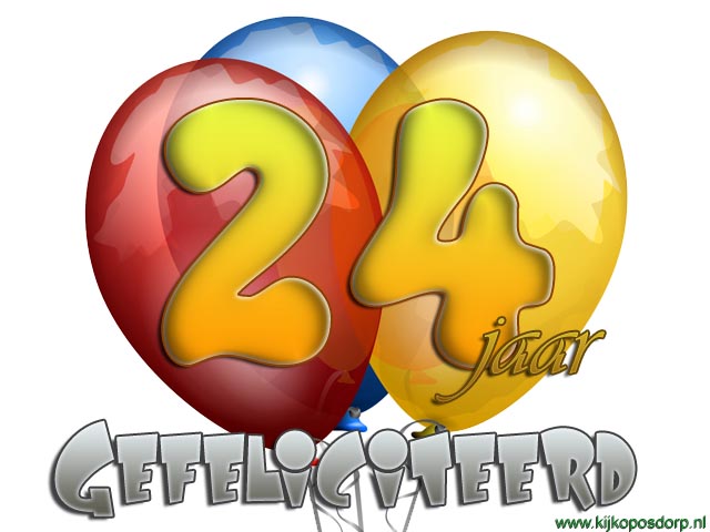 24 jaar ballon