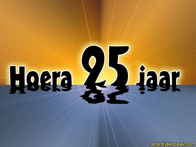 25 jaar sunset