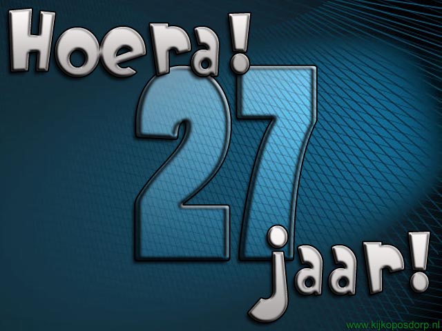 27 jaar bs
