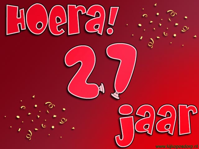 27 jaar cart