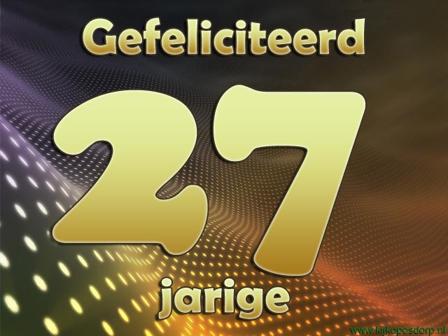 27 jaar golf