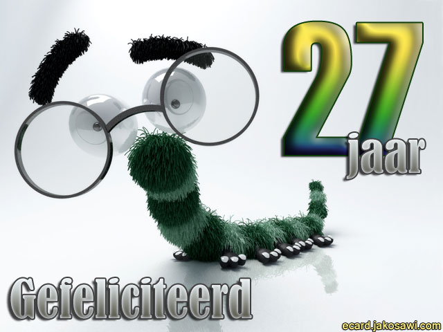27 jaar worm