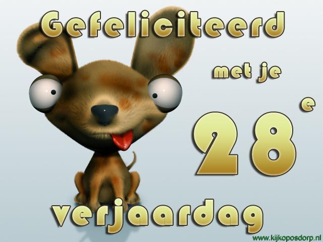 28 jaar hond