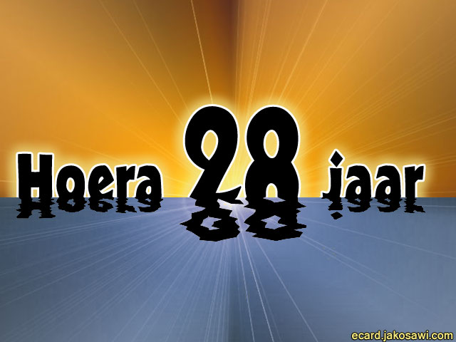 28 jaar sunset