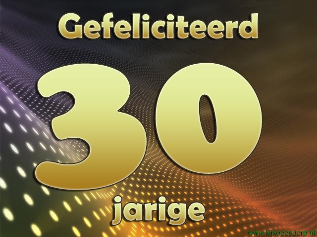 30 jaar golf