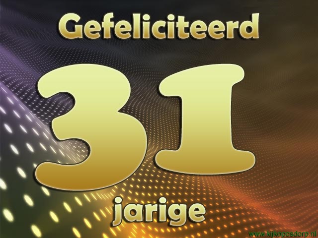 31 jaar golf