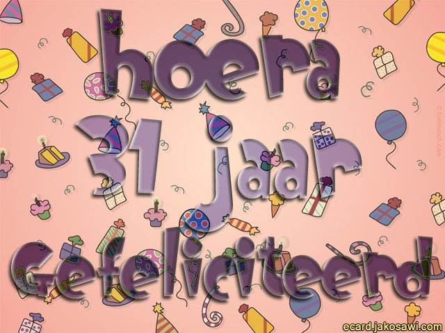 31 jaar pakjes