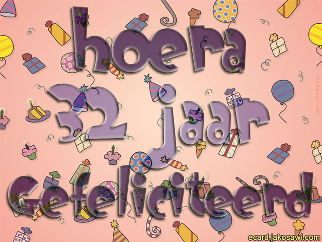 32 jaar pakjes