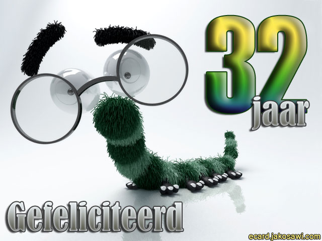 32 jaar worm