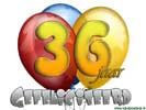 36 jaar ballon