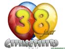 38 jaar ballon