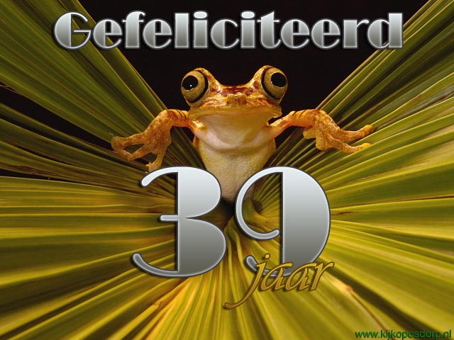39 jaar kikker