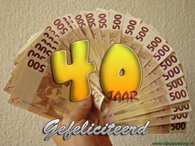 40 jaar geld