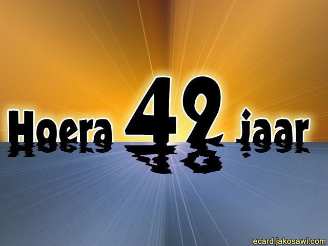 42 jaar sunset