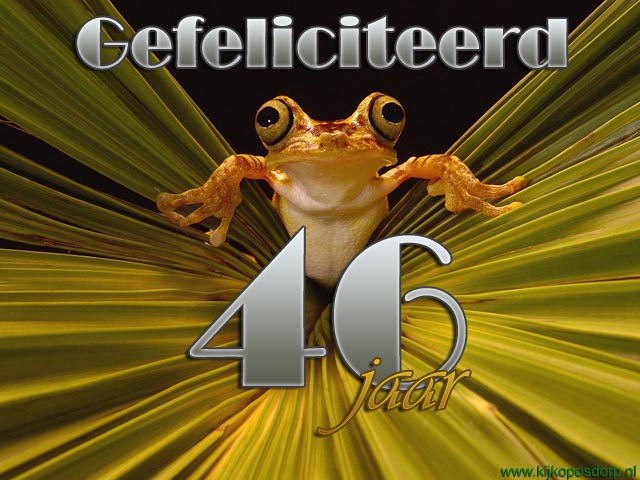46 jaar kikker